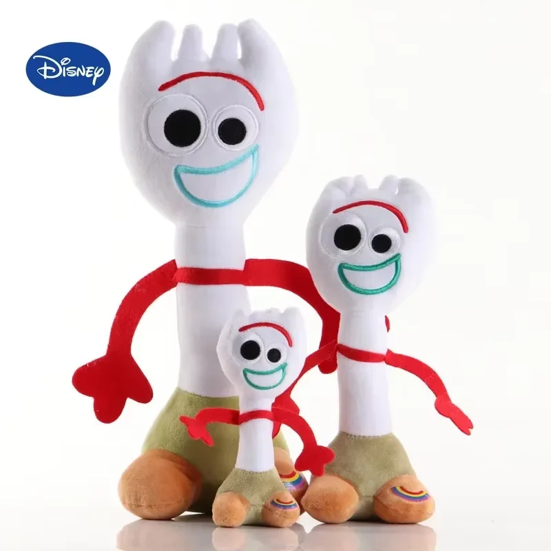 Llavero de Peluche de Forky de Disney Toy Story 4, Regalo de Cumpleaños Kawaii para Niños