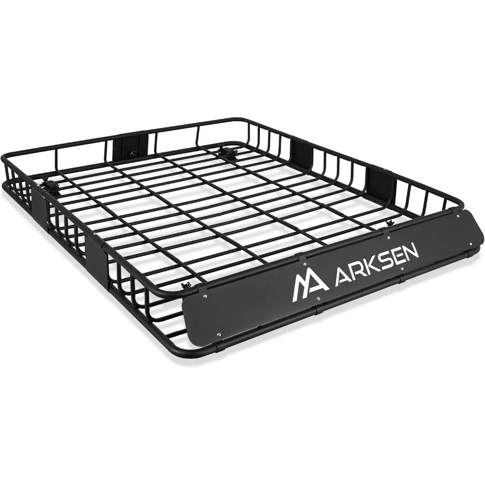 

64 x 50 x 6 Inch Universal Extra Wide 150LB Heavy Duty Roof Rack Cargo with Extension Car Top Luggage Holder Carrier Basket for