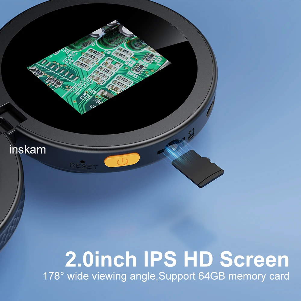 مجهر رقمي بتركيز تلقائي 500X 1080P مجهر عملة فيديو مع 8 مصابيح لإصلاح الإلكترونيات لكبار السن قراءة Windows/Mac