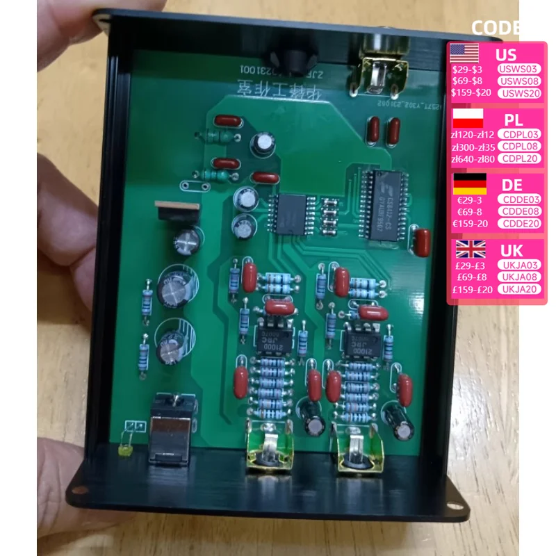 Nvarcher  Refer to the AD1868 decoder of  mid range CD player