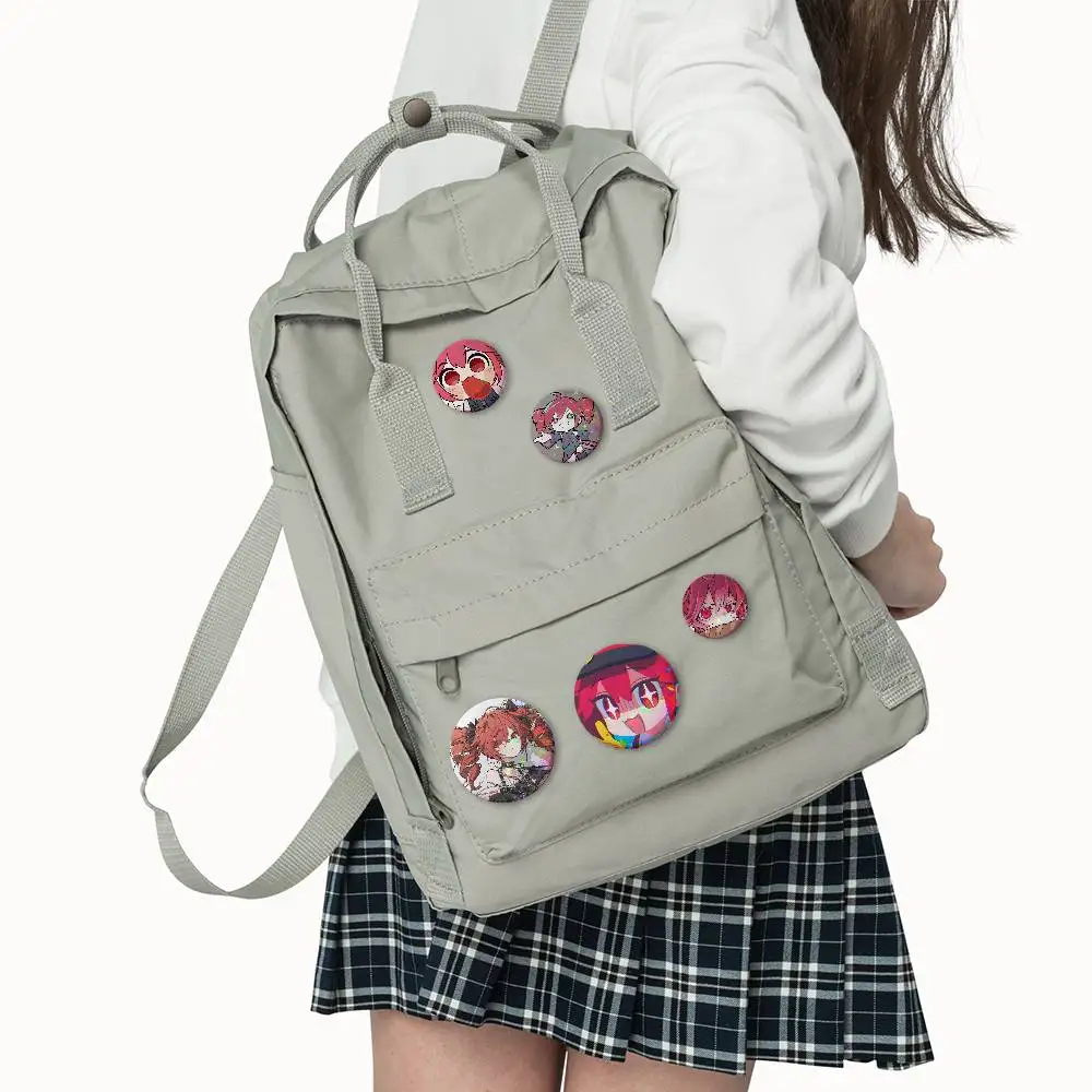K-Kasane Cute T-Teto Pins 58mm Cute Cartoon Badge Handmade Brooches for Backpack Accessories