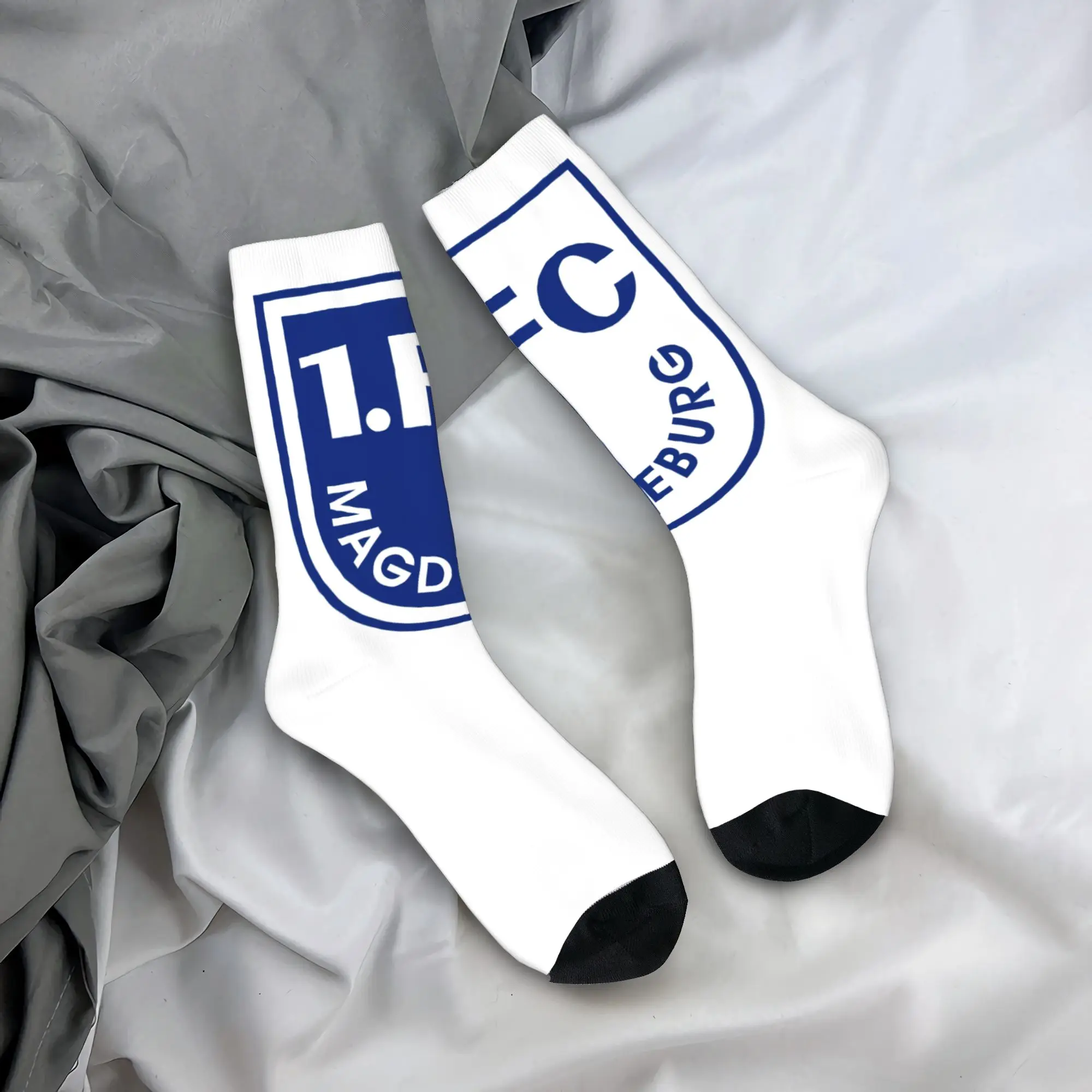 Hip Hop Vintage Magdeburg Crazy Men's compression Socks Unisex  Harajuku Pattern Printed Funny Sock Match Day Essentials
