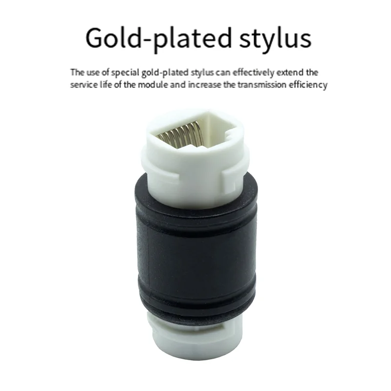 

Водонепроницаемая муфта RJ45 IP6/Cat5e/CAT5, разъем «мама-мама», 8-контактный удлинитель кабеля Ethernet LAN для наружного использования