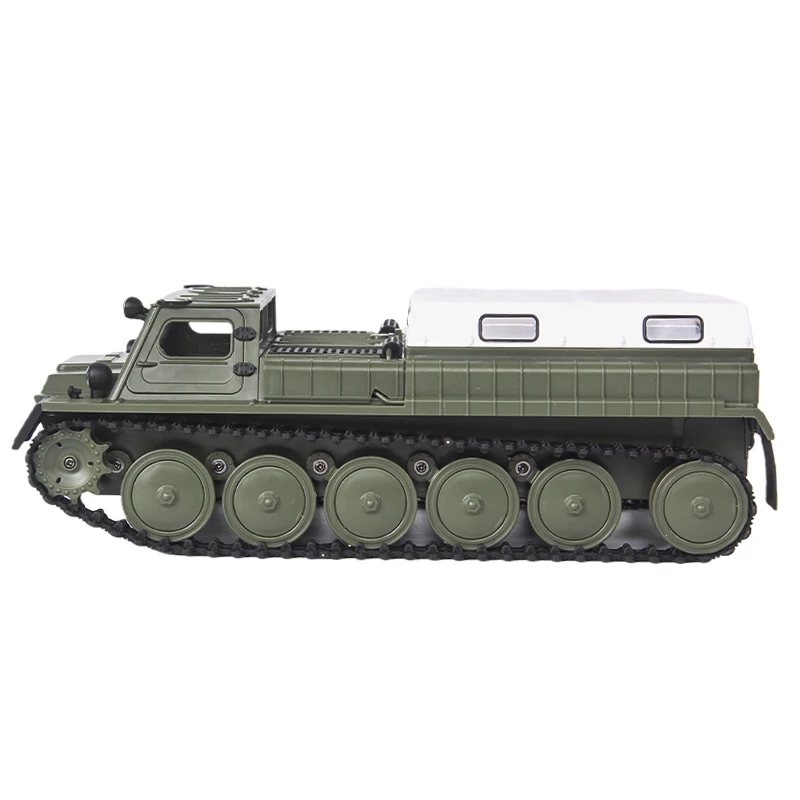 WPL E1 1/16 2.4G 4WD RC Tank Crawler Transport Remote Control Cars Trucks Full Propotional Control Vehicle Models Toys for Boy