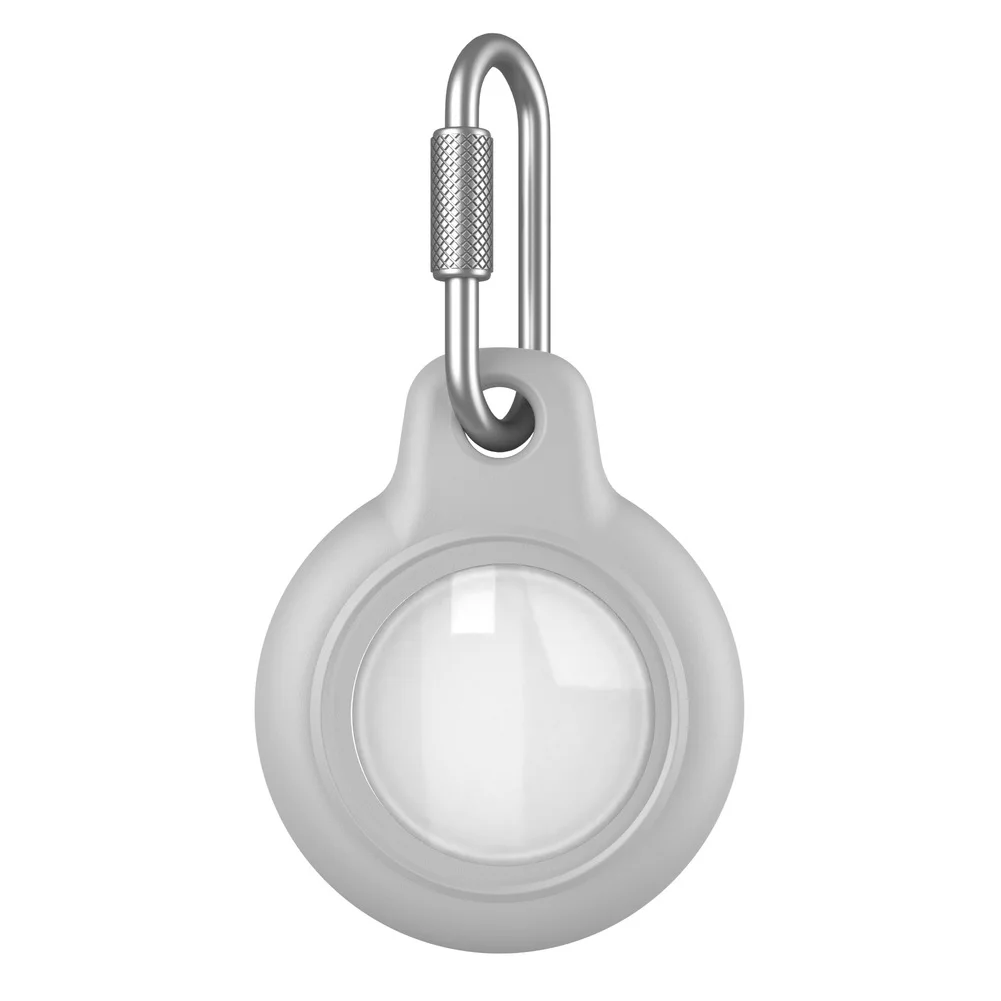 Compact ABS PC Shell Case for AirTag 2 Delivers Waterproof Coverage Drop Protection and Carabiner Clip for On-the-Move Use