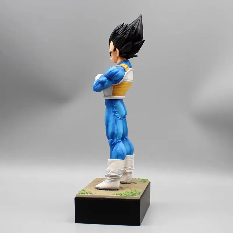 30cm Dragon Ball Figures Vegeta Figure 2 Heads Vegeta anime Figurine Pvc Statue Models Dolls Collection Desk Ornaments Toys Gift