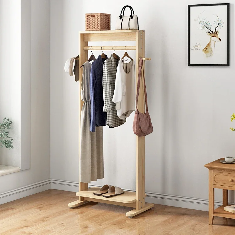 Hat Coat Rack Standing Bathroom Storage Camping Floor Organizers WoodenGarment Coat Stand Hallway Muebles Living Room Furniture