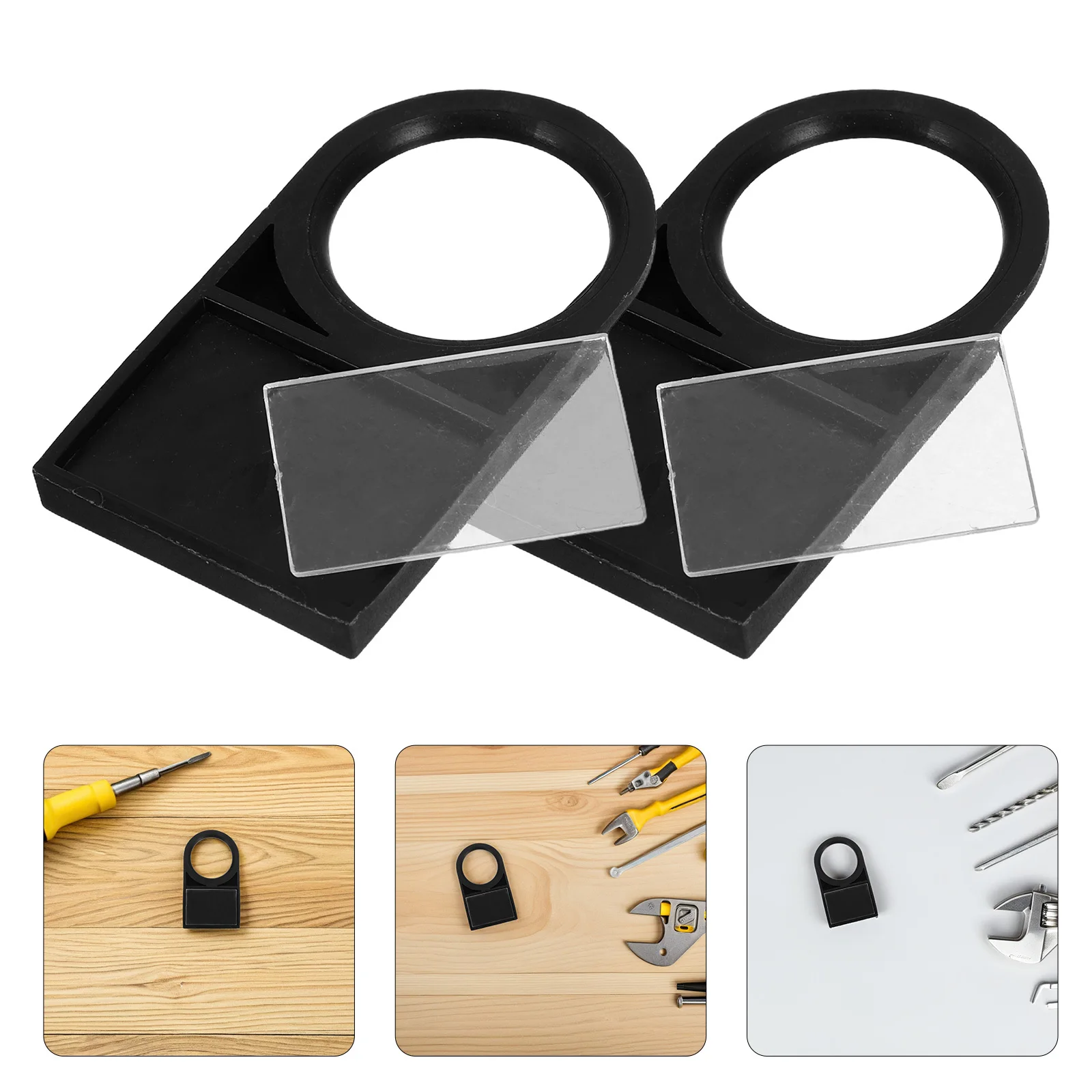 

50pcs Electrical Switch Indicator Plate: Plastic Push Button Identification Sign 22Mm Round Hole For Control Panels Durable