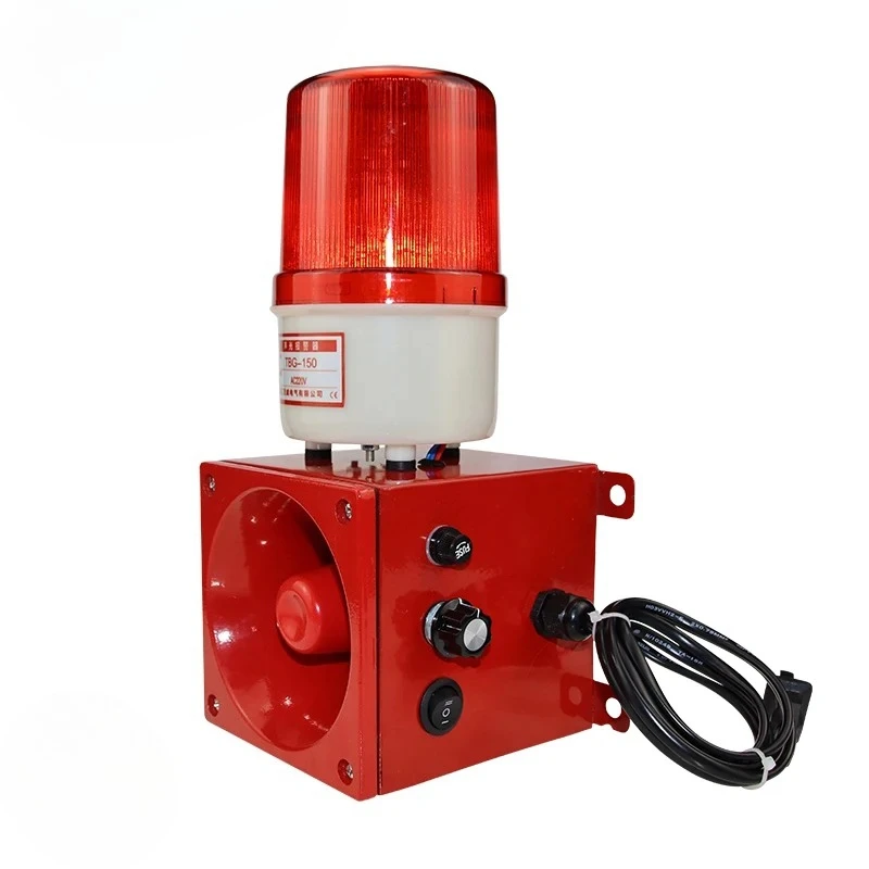 

Adjustable Siren Audible and Visual Alarm Speaker for Marine Crane with Big Horn with Lamp