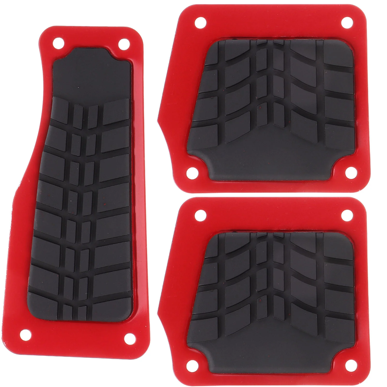 Car Pedals Rug Foot Mat Floor Footrest Footrests Metal Carpet Patch Heel Pad Center Console Step