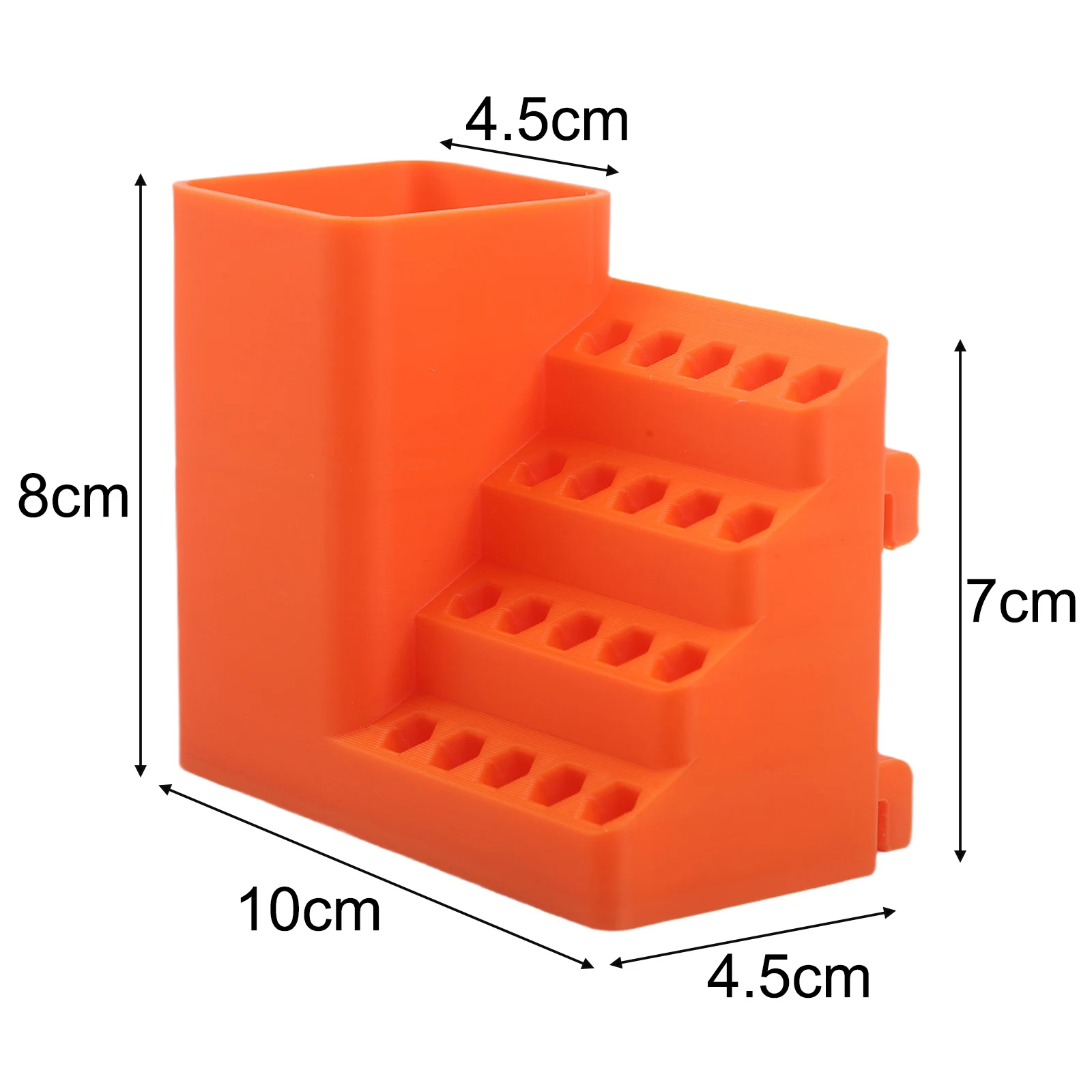 Efficient Workspaces Portable Screwdriver Case Easy Carry Tool Storage Case Tiered Screwdriver Storage Wear Resistant Material
