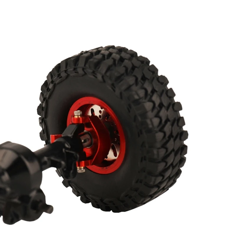 4Pc Brass Wheel Hex Adapter Axle Counter Weight Brake Disc for SCX24 1/24 RC Crawler Car Upgrade Parts [A17I Toy]