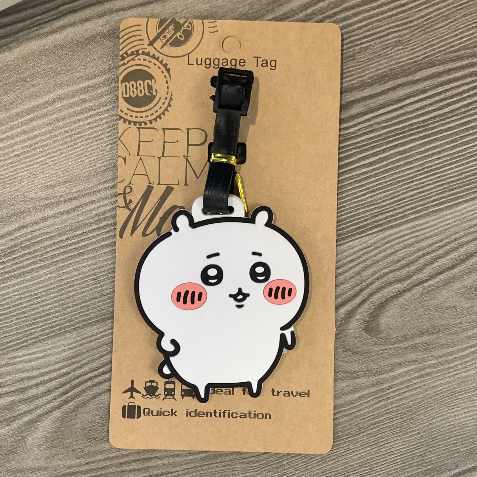 Miniso Lilo and Baby Crayon Shin-chan travel airplane luggage tag shipping tag travel business trip identification sign gift