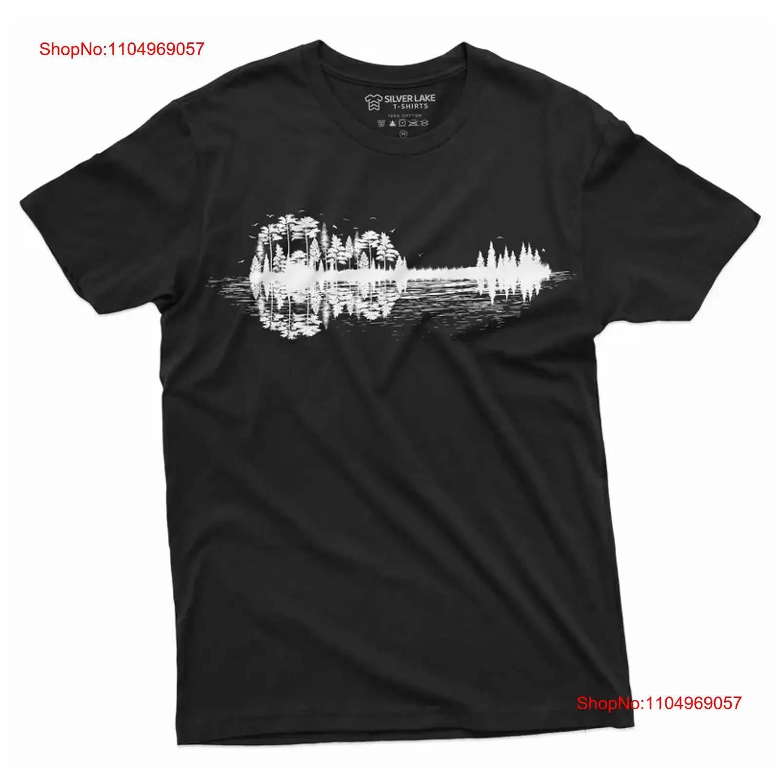 

Футболка мужская Nature Guitar Musician Music Lover Band Country vintage Washed Универсальный модный топ для повседневной носки Soft homme