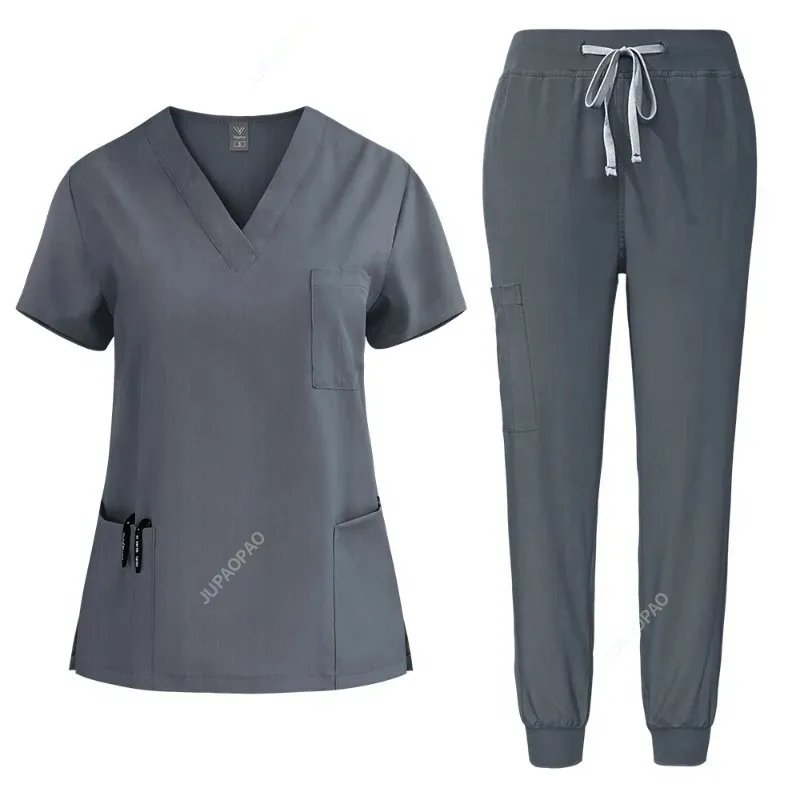 Uniforme de enfermera para mujer, sudadera médica para médico de Hospital, pantalones de enfermería, uniformes de taller Unisex, ropa de trabajo de SPA de belleza, nuevo