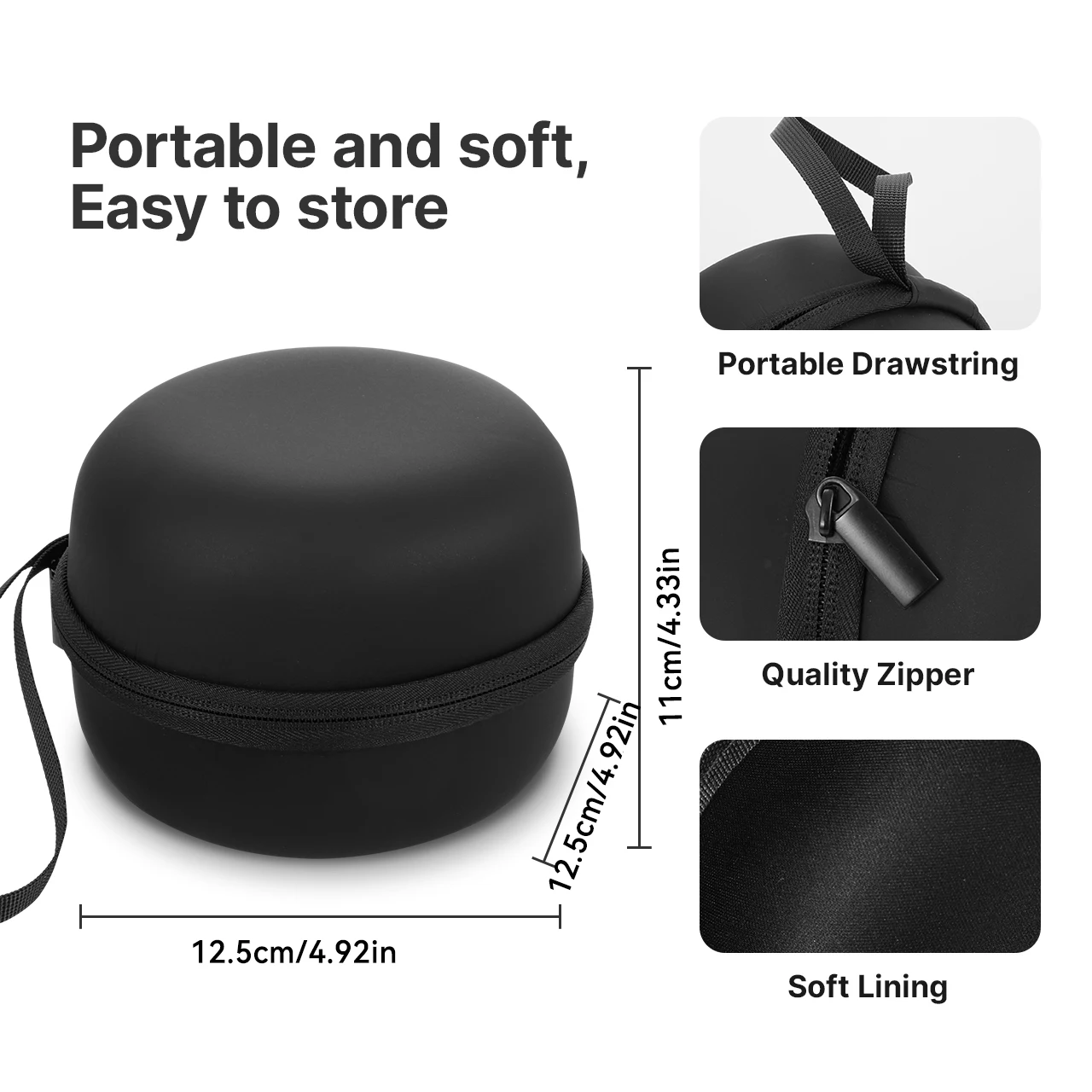 Tactical Electronic Shooting Earmuff Case Anti-noise Headphone Sound Amplification Hearing Protection Headset Foldable Earmuffs image 6