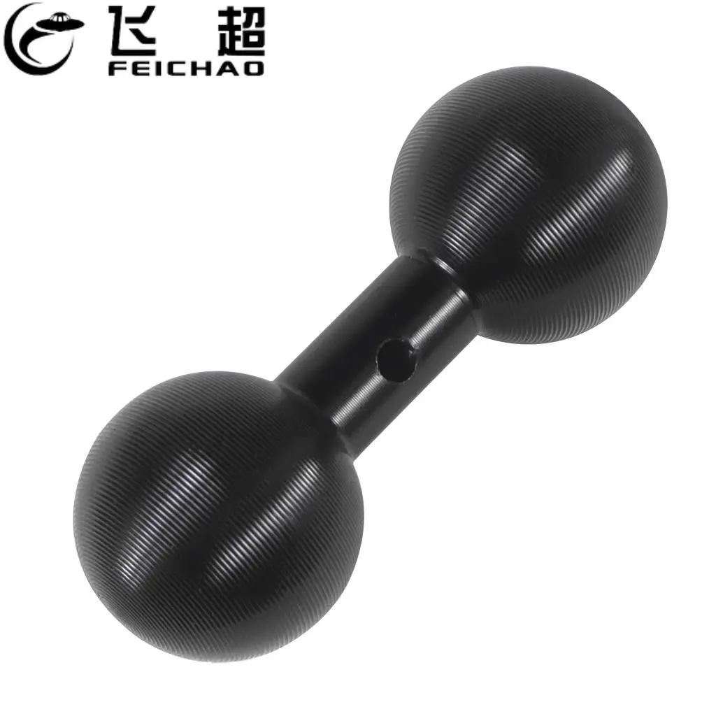 

Dual Ball Socket Arm Mounting Adapter 1 inch 25mm Ballhead to 25mm/17mm for Gopro Action Camera Smartphone GPS Bracket Converter