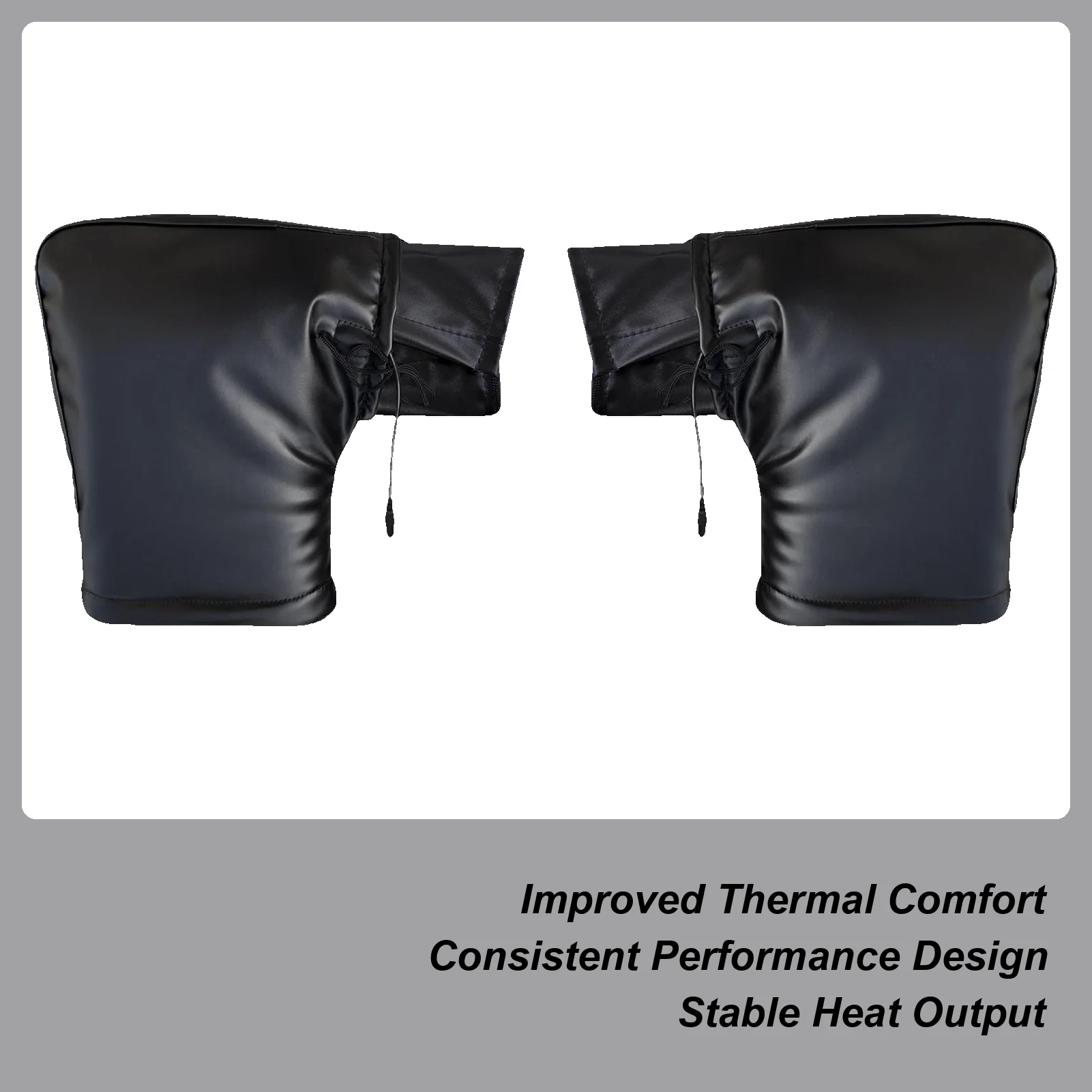 加熱されたオートバイのハンドルバーグローブ寒い天候のライディングガントレットバイクハンドルグリップグローブスクーターatvスノーモービル用