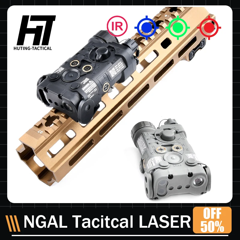 

WADSN Tactical NGAL Red Laser Sight IR Pointer Strobe LED Light Airsoft Torch PEQ15 Laser DBAL A2 Outdoor Hunting Flashlight PEQ