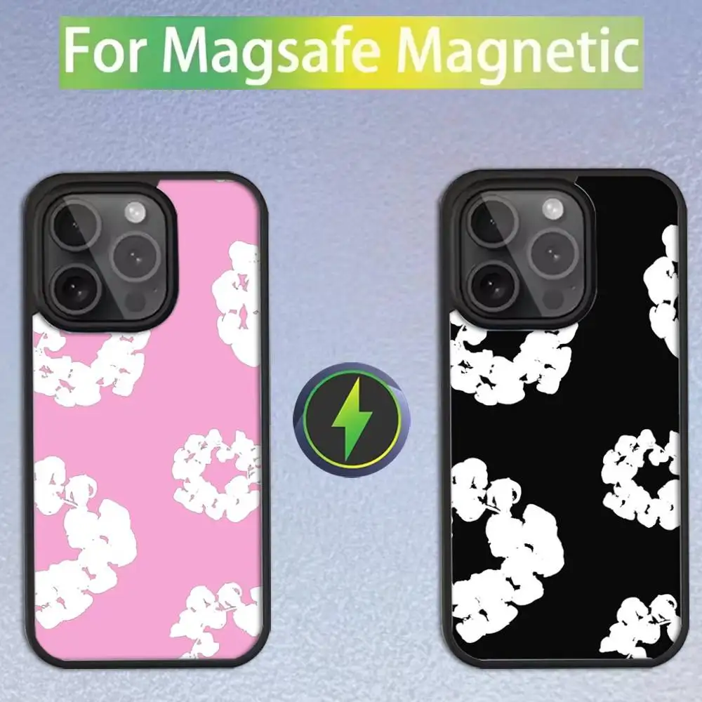 

Black Flower D-Denims T-Tears Phone Case For iPhone 16,15,14,13,12,11,Pro,Max,Plus,Mini,SE Magsafe Magnetic Wireless Charging