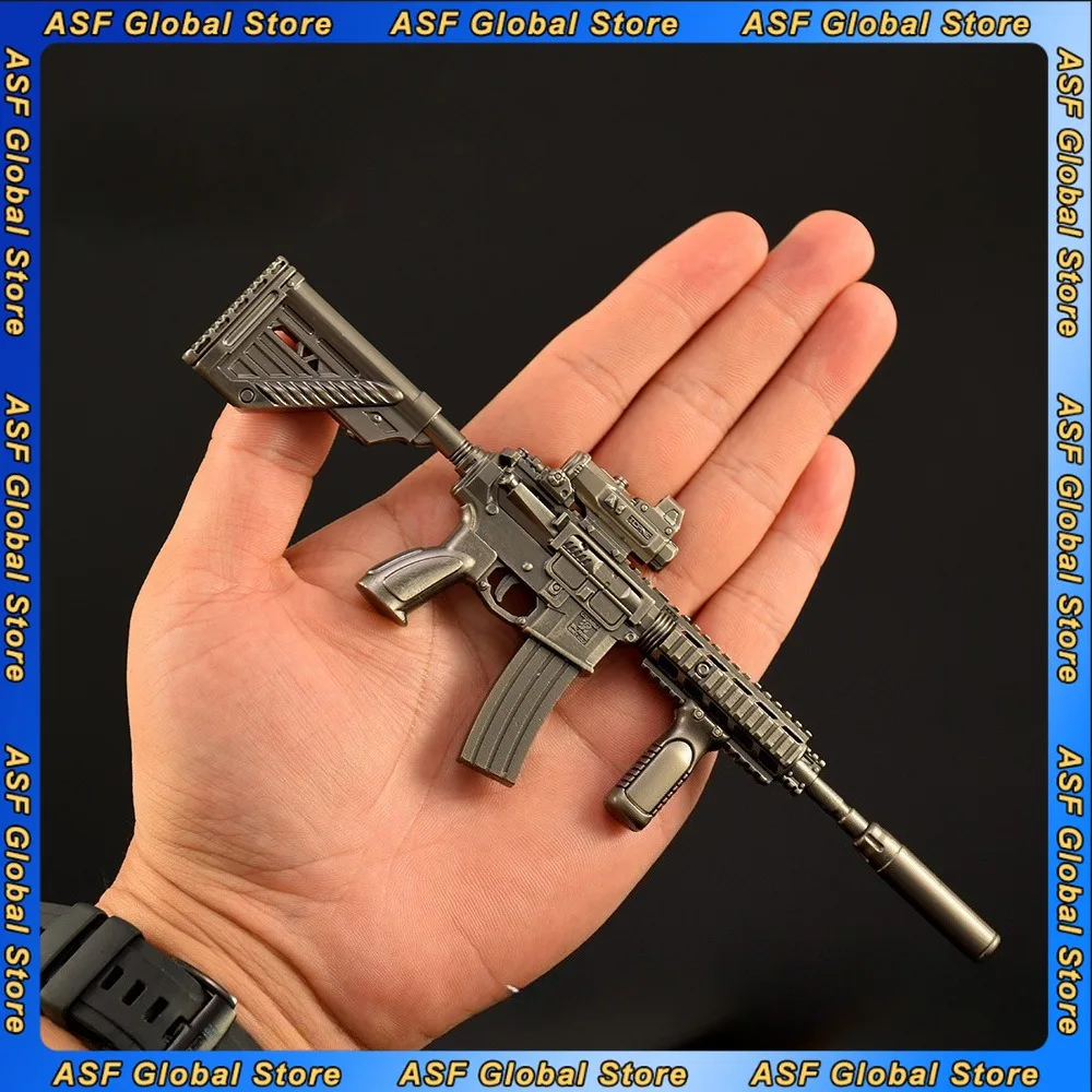 20cm Delta Force Game M416 Peripheral Metal Model Accessories Are Removable Desktop Decoration Ornaments Birthday Gifts Toys