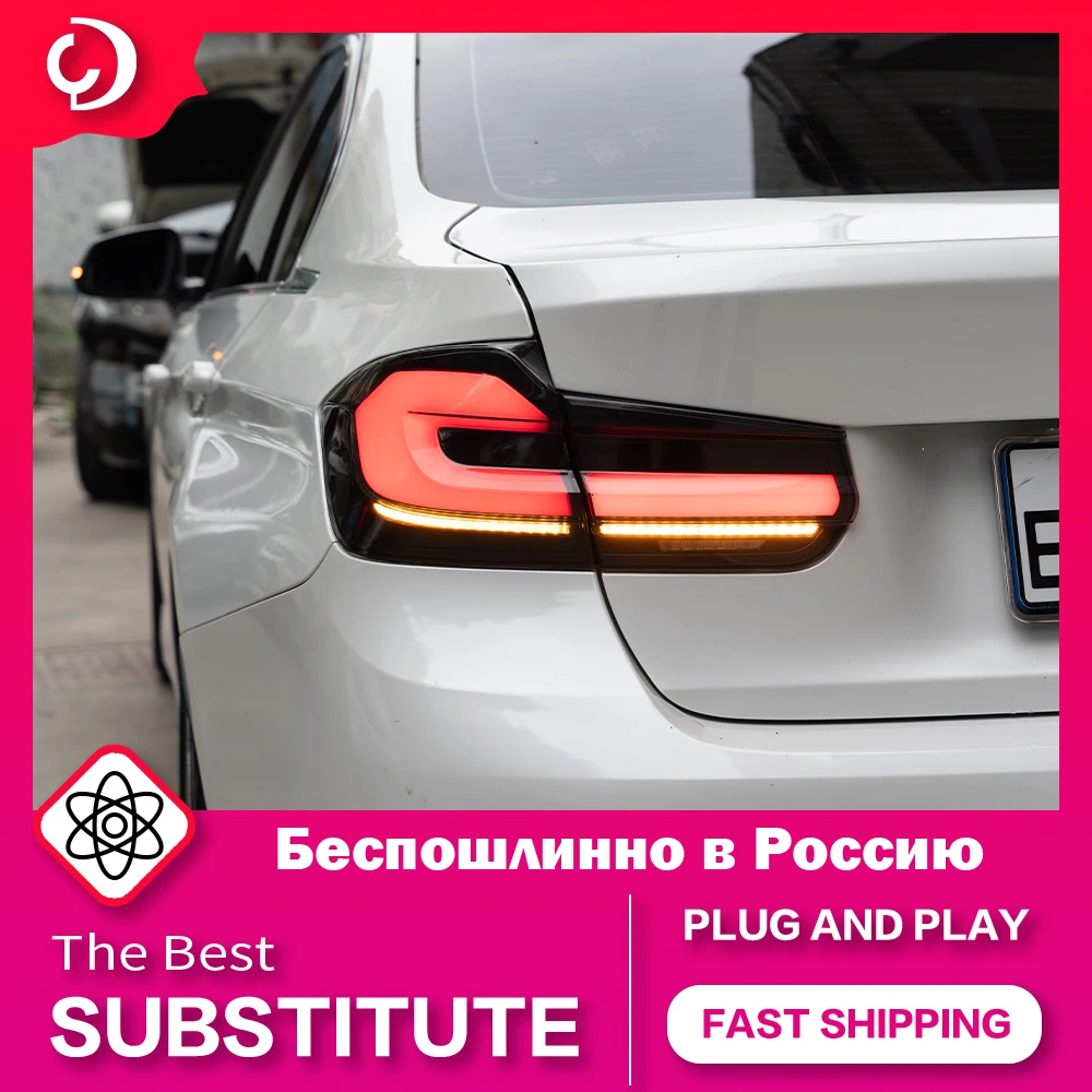 Tylne światła do stylizacji samochodu AKD do F30 F35 3 serii 2013-2019 tylne światło ledowe ulepszenie tylnego akcesoria oświetleniowe hamulca