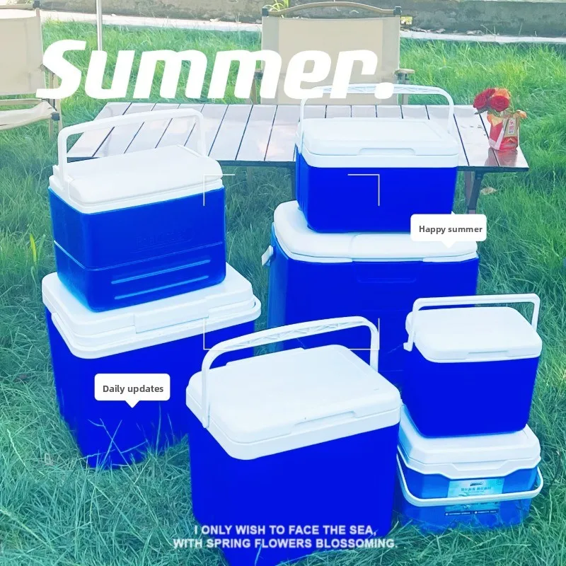 

Insulated Cooler Box Outdoor Camping Picnic Ice Storage Car Refrigerator Portable Wholesale Block Ice Chest Easy Carry Ice Box