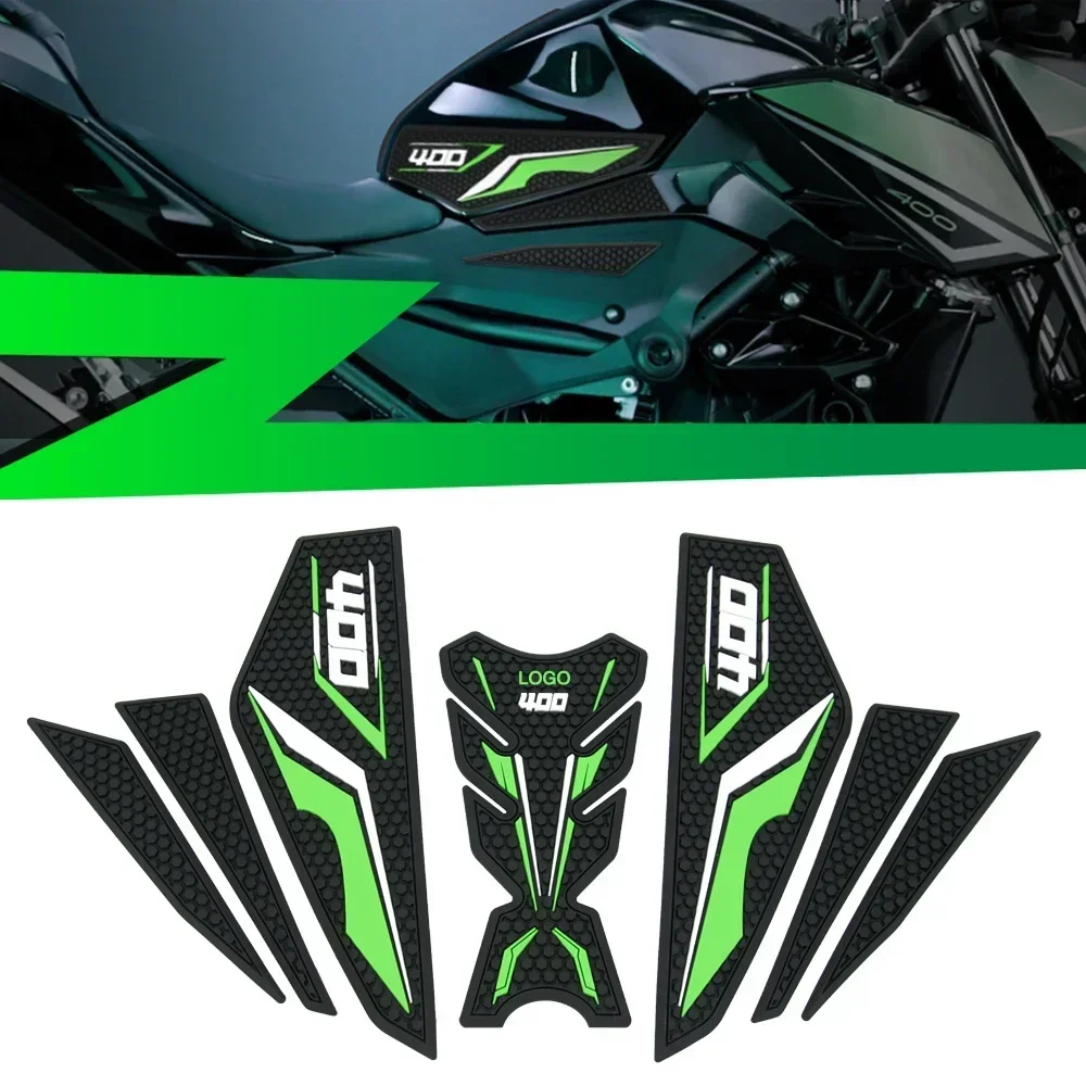 

For Kawasaki Z400 z 400 Anti-Skid Oil Tank Sticker 21-23 Anti-Scratch Pads Rubber Side Protection