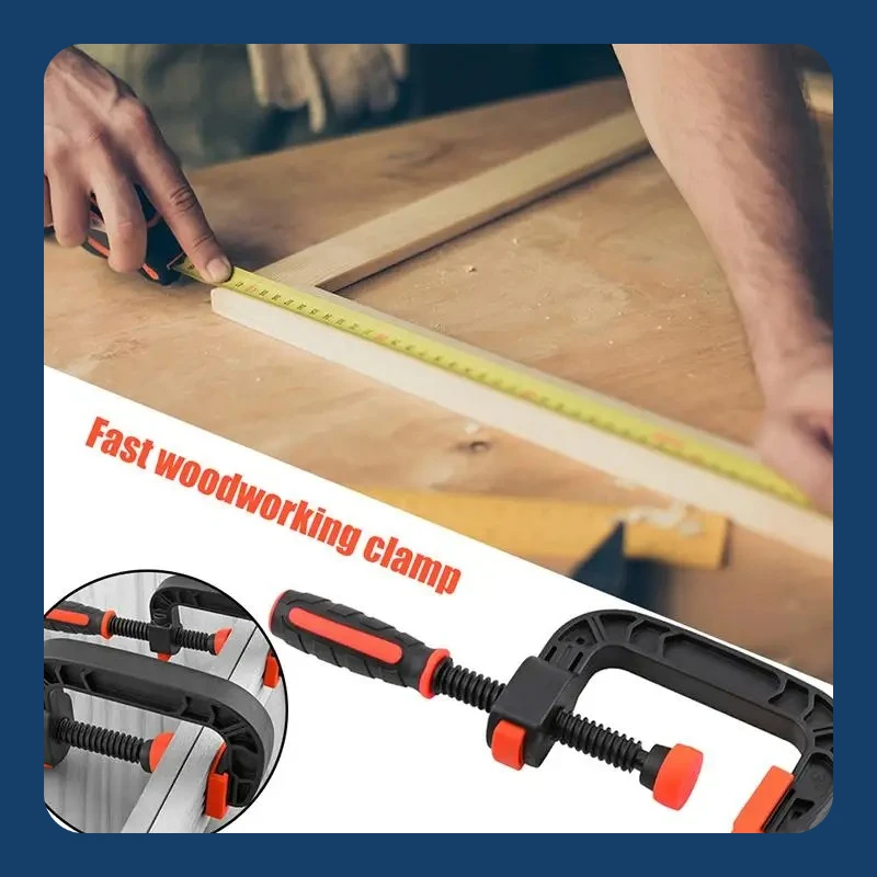 Duas braçadeiras de mola de 7 polegadas com forte força de fixação, braçadeiras de abertura de mandíbula de mola resistentes de nylon plástico reforçado