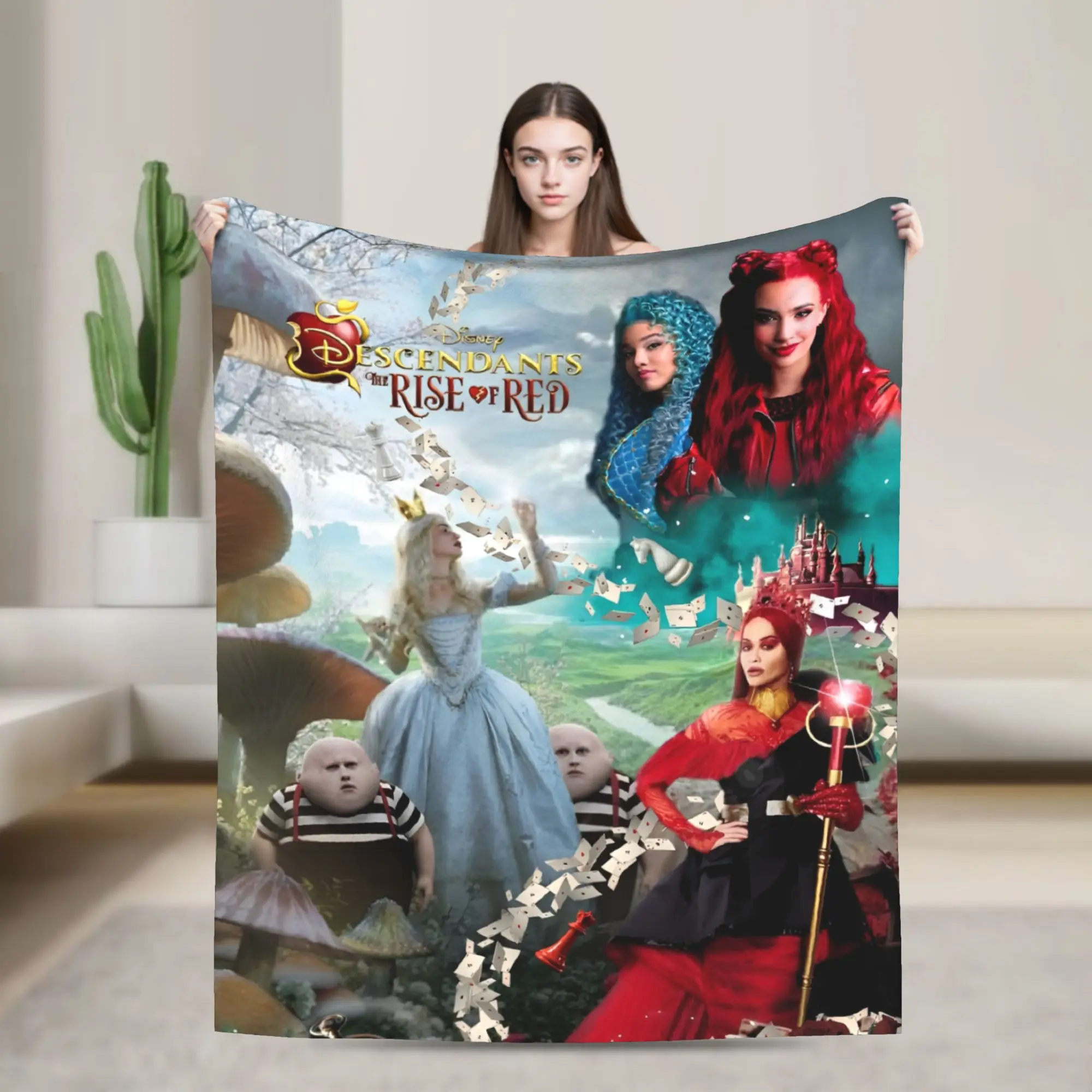 

descendants 4 the rise of red Blanket Super Soft Warm Throw Blankets for Bed 50x60 Inch Multiple Sizes Quilt