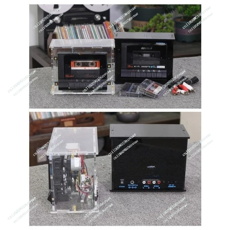 

small open disc/Bluetooth cassette player, recorder Nostalgic cassette player, mini cassette player, recording film