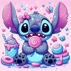 5D DIY Disney Stitch diamentowy zestaw do malowania diamentowego haft kolory olej obraz ręcznie mozaika ozdoby do dekoracji wnętrz