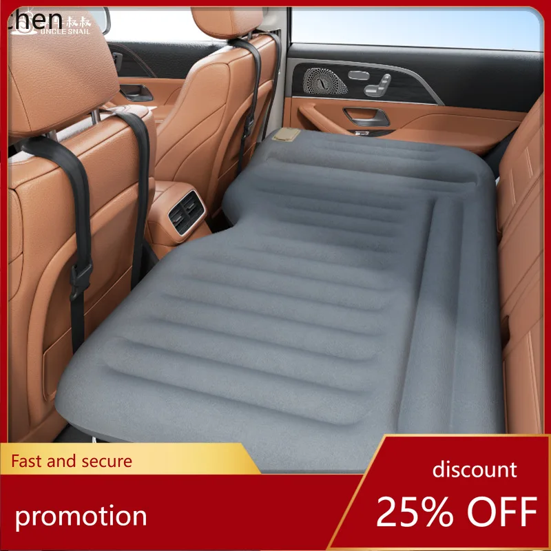 

Hxl car backseat air mattress - portable inflatable folding bed