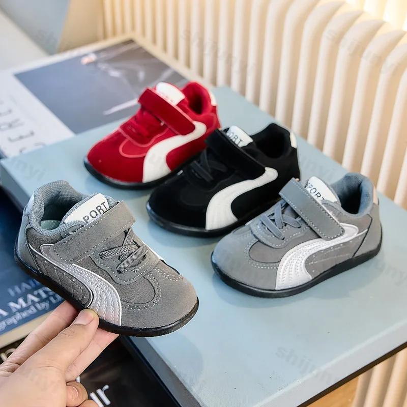 

Children Fashion Trend Versatile Low Top Casual Sports Shoes 2025 Autumn New Boys' Comfortable Breathable Non Slip Flat Sneakers
