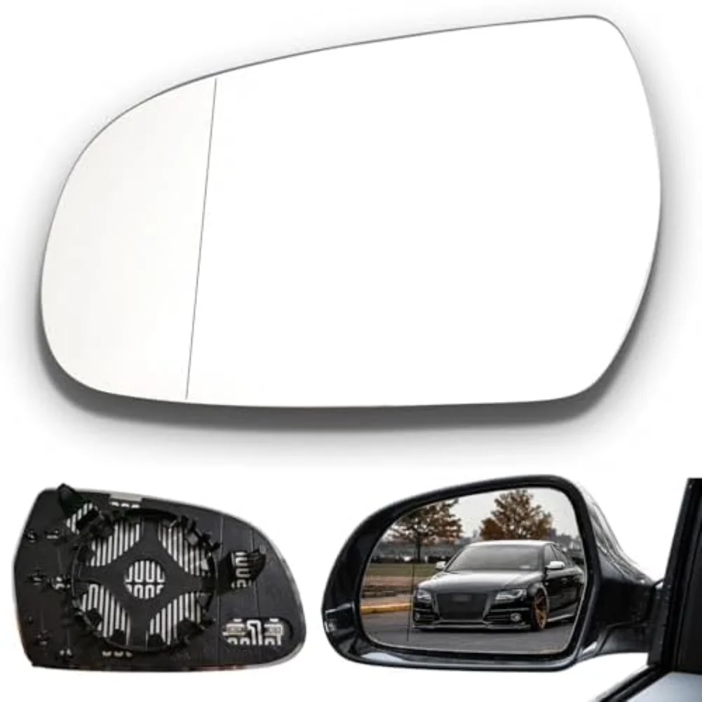 

Линзы зеркала заднего вида для Q3 для A4, B8, C6 для Skoda Octavia, линзы зеркала заднего вида для автомобиля, правая сторона 8T0857535E, левая сторона 8T0857536E