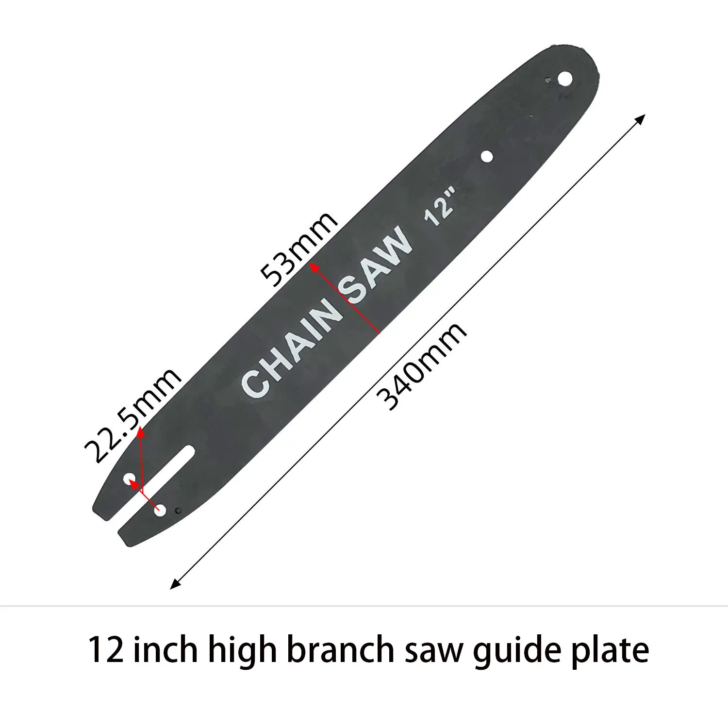 1 piece 12 inch chain saw guide bar replacement spare part for chain saw guide bar garden tool accessories