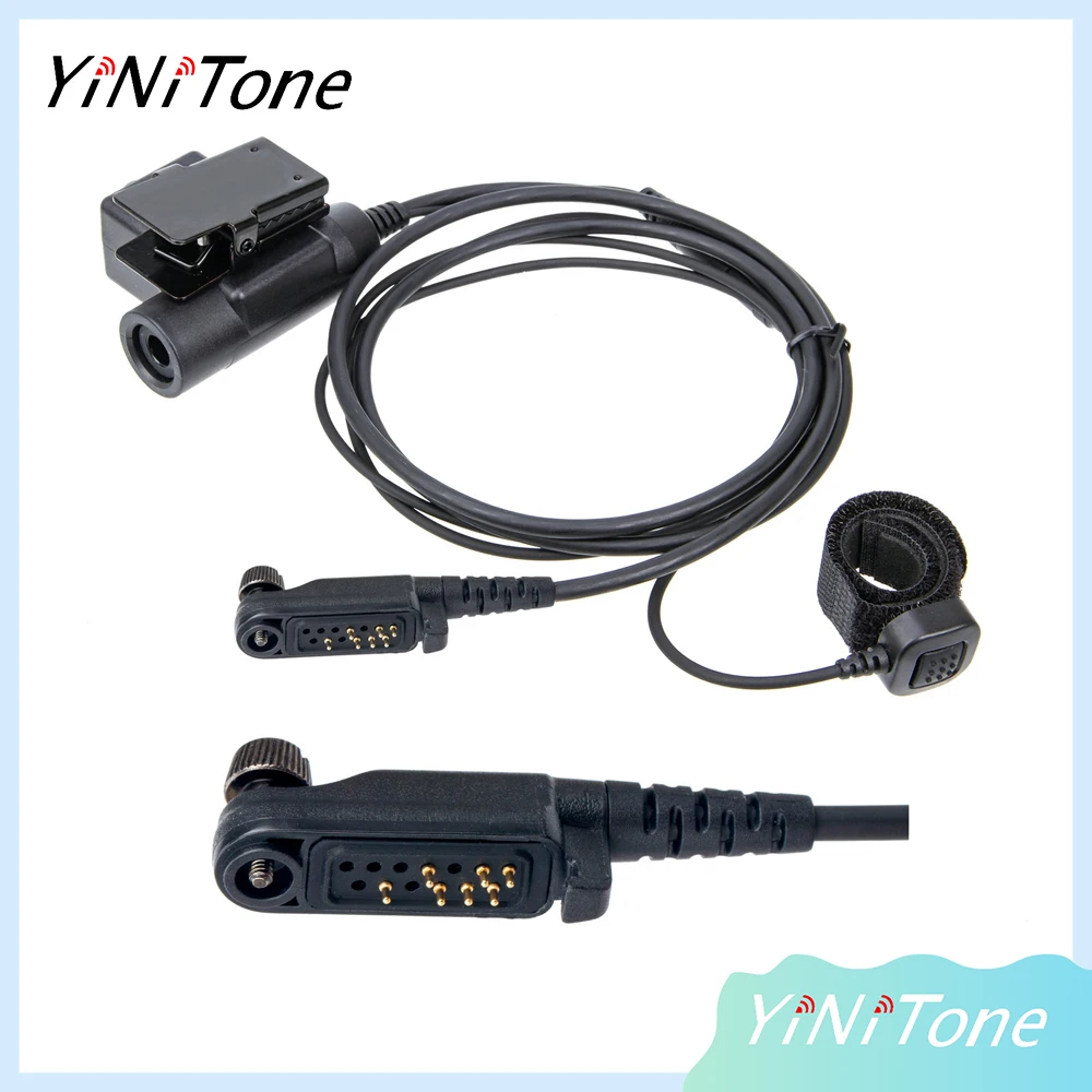 

High Strength U94 PTT Finger Microphone Adapter for Hytera X1P HYT PD600 PD660 PD662G PD680 radio walkie talkie