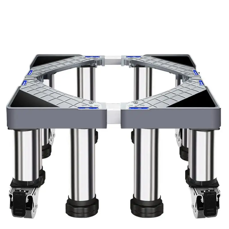 Base Ajustable en Altura para Lavadora, Estable y Móvil, con Ruedas Ultra Altas, Base Universal para Lavadora Automática