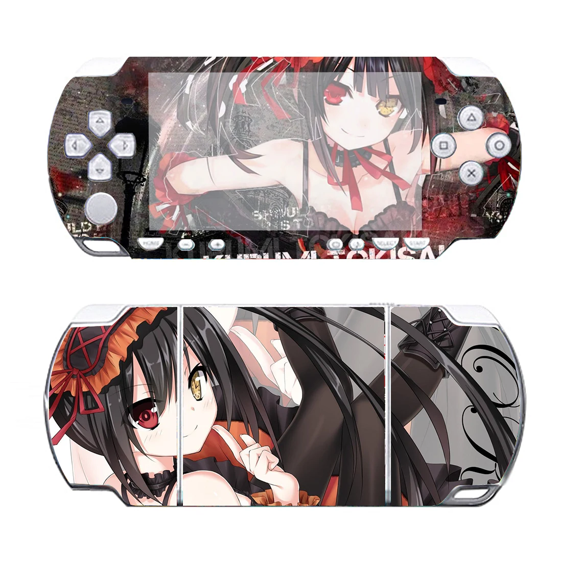 

Anime Cute Girl Date A Live Tokisaki Kurumi Vinyl Skin Sticker Protector For PSP2000 PSP 2000 Decal Cover