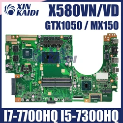 X580VN X580VD Mainboard For ASUS X580 X580V X580VD N580VD Laptop Motherboard I7-7700HQ I5-7300HQ GTX1050 MX150 2G/4GB-GPU DDR4