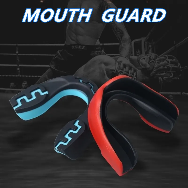 1PC Sport Zähne Schutz Abdeckung Boxen Mundschutz EVA Verdickt Mund Schutz Anti-slip Zähne Schutz für Sanda karate Taekwondo