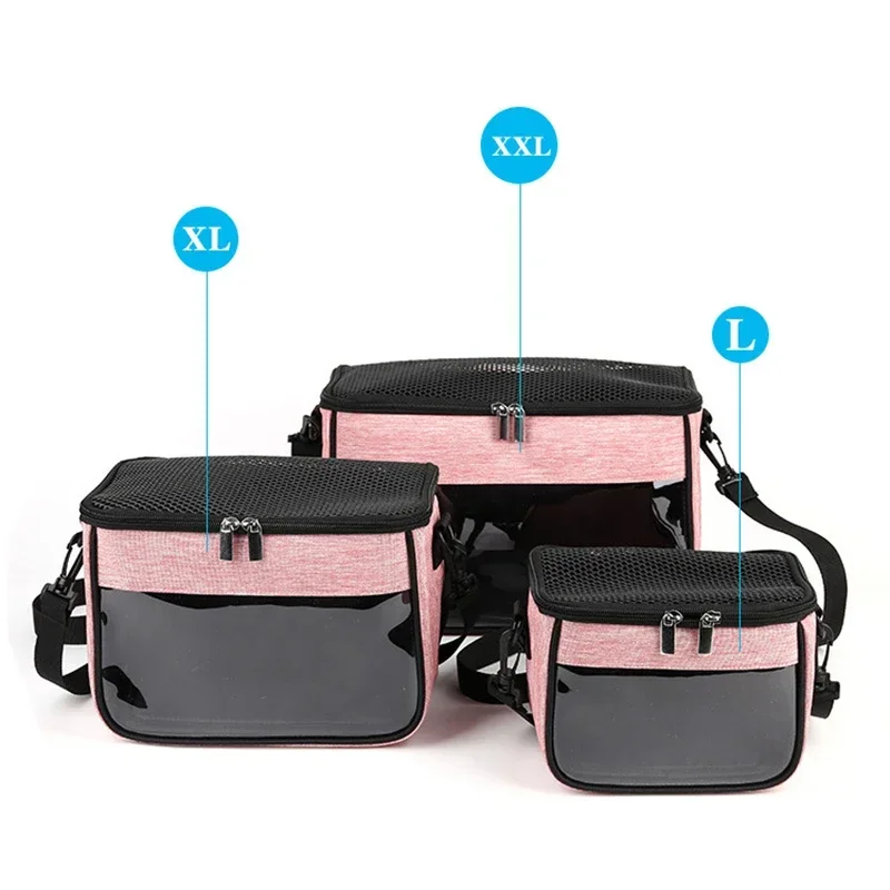 Portable Small Pet Travel Bag Breathable Animal Carrier Bag Rabbit Hamster Hedgehog Ferret Outdoor Inclined Shoulder Bag