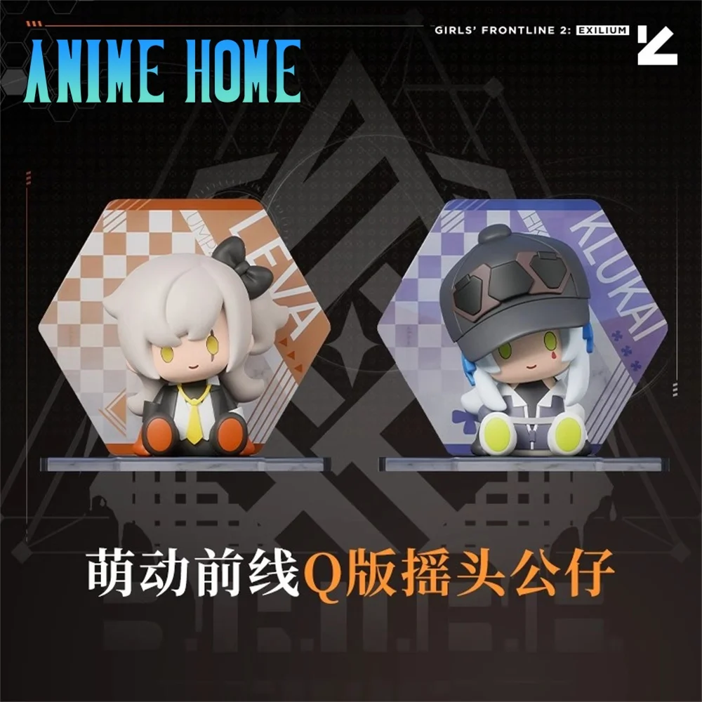 

Official Original Game Girls' Frontline 2: Exilium Leva Klukai Q PVC Figurine Doll Bobble-Head Figure Toy Anime Cosplay