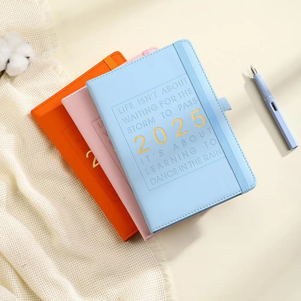 2025 Planner Hardcover 2025 Weekly Planner 2025 Inspirational Quotes Planner Notebook with Faux Leather Hardcover Monthly