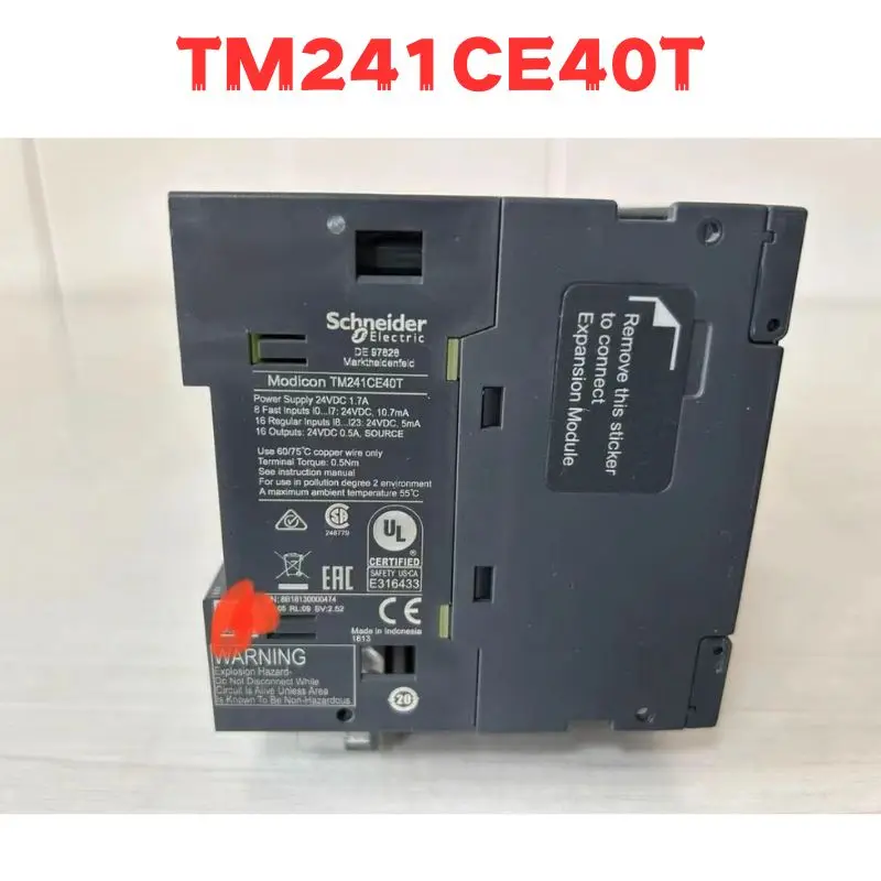 Second-hand TM241CE40T PLC Controller Tested OK