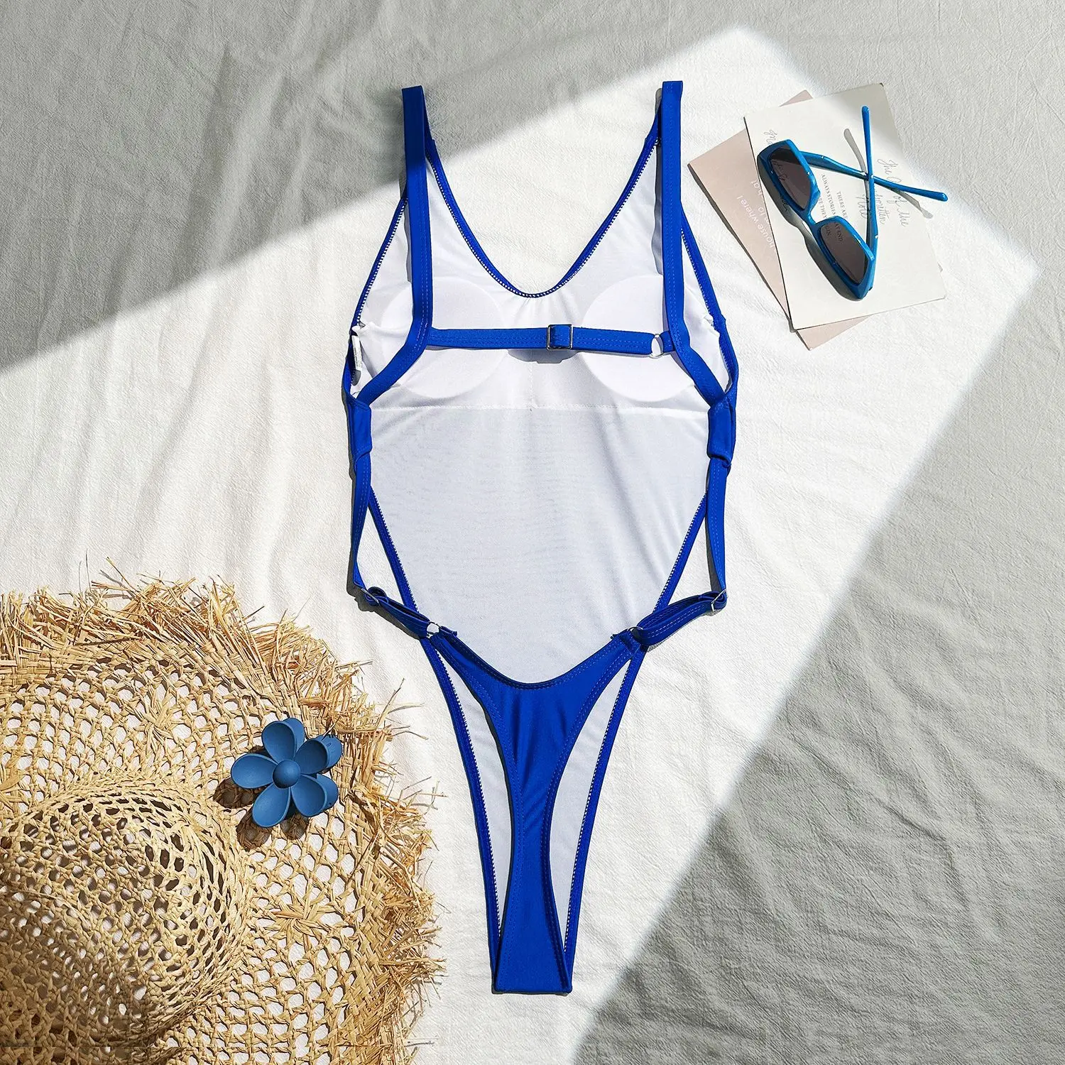 Sexy tanga simples maiôs uma peça sem costas biquínis femininos roupa de banho roupas de praia bodysuits tankini trikini