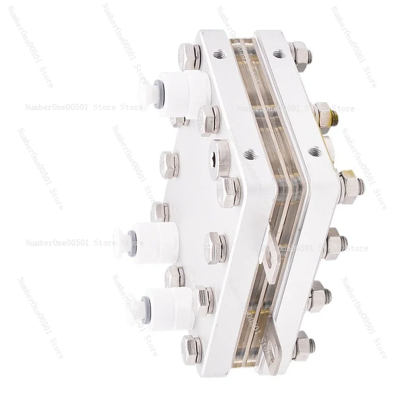 300mL Hydrogen Generator Module PEM Water Electrolyzer Stack with Membrane Electrode High Purity Hydrogen Production