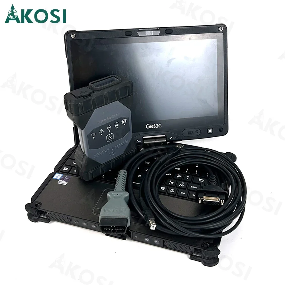 DoIP WiFi OEM MB STAR C6 Connect C6 Sd Connect Xentry das wis epc Support CAN Car truck Diagnostic tools+Getac V110 laptop