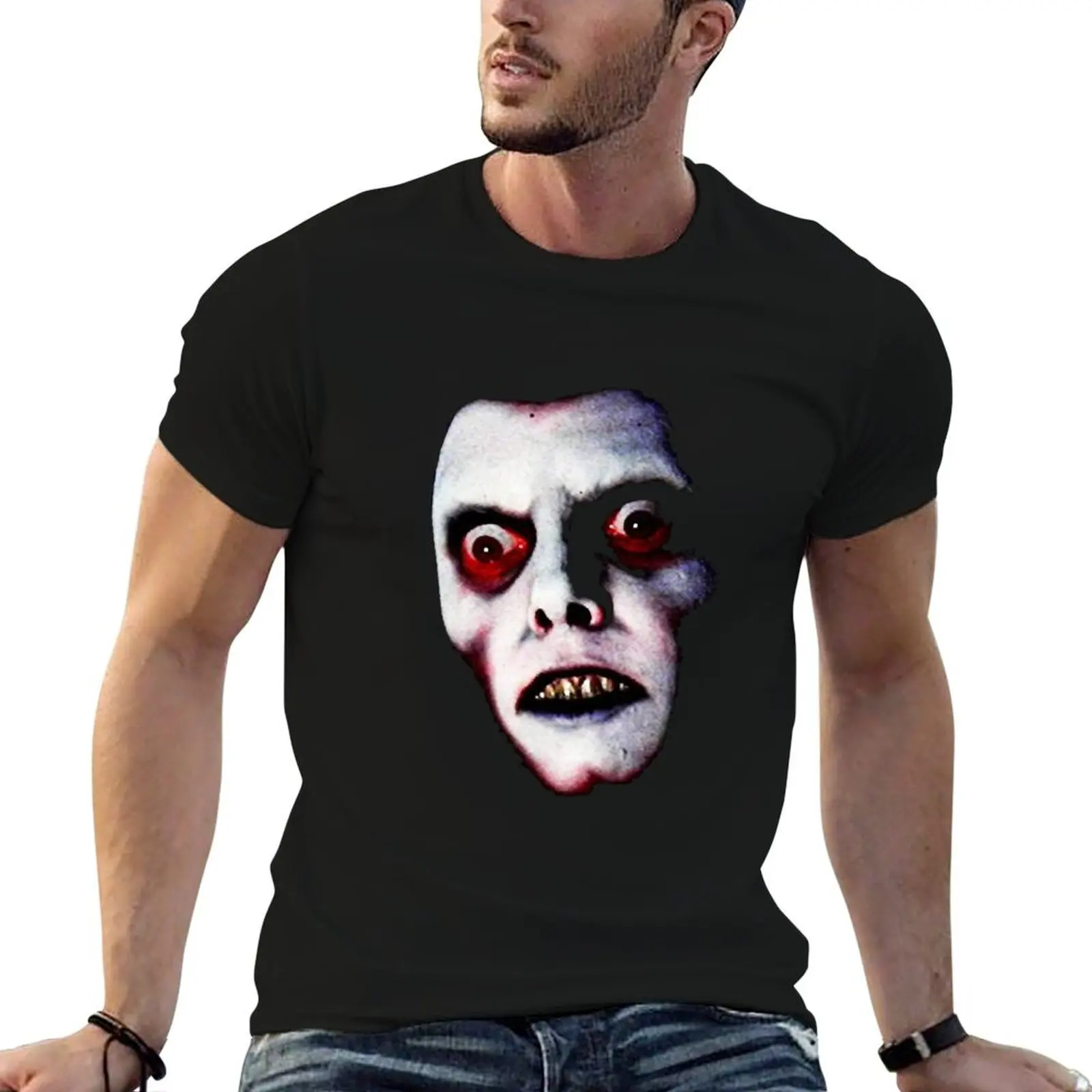 The Exorcist Captain Howdy Pazuzu T-Shirt Plus Size Street Style Tee
