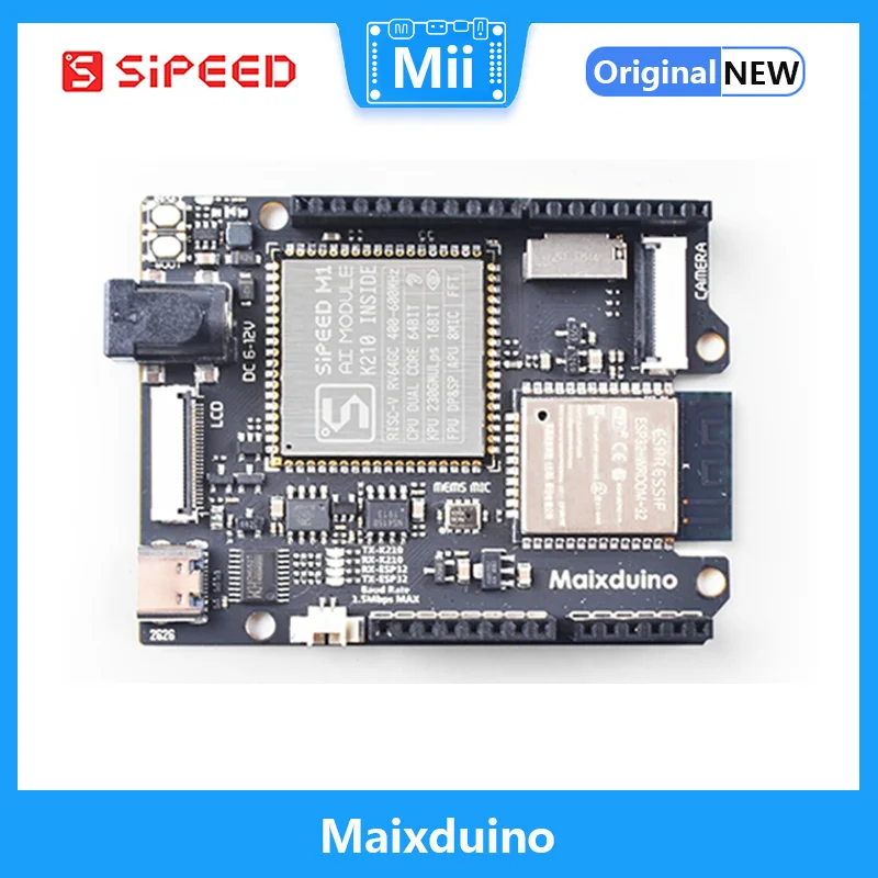 

Sipeed Maixduino k210 RISC-V Development board AI+lOT ESP32 AI Development Kit